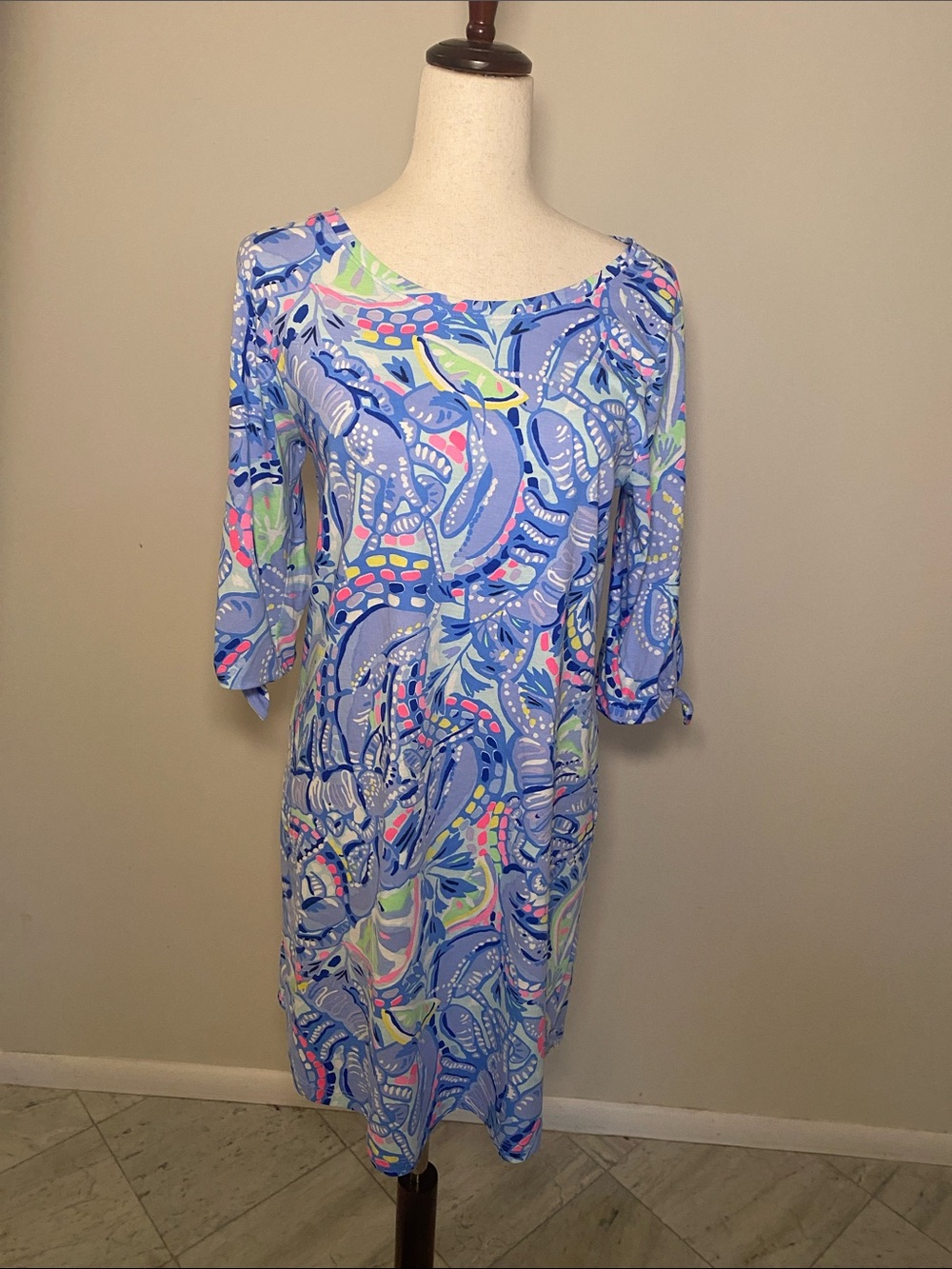 Lilly Pulitzer 3/4 Sleeve Dress Great Condition size M